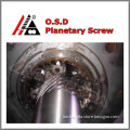 Lastest design planetary screw barrel for plastic extruder